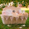 Canastilla Bebé regalo personalizado (Ánade) Rosa